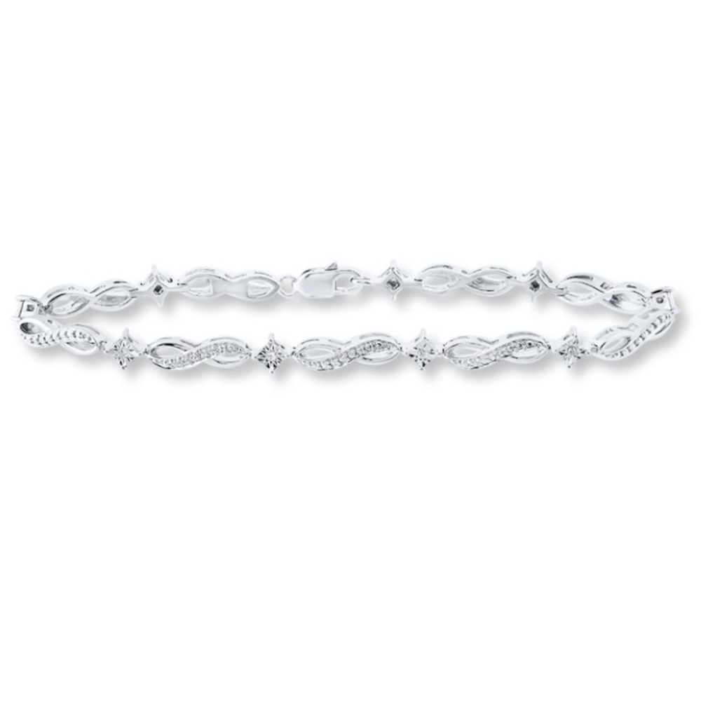 Kay Jewelers Infinity Bracelet Diamond Accents 💕